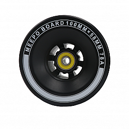 Black offset wheels 100*58 mm, 78A - Meepo (2pcs)