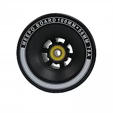 Black offset wheels 100*58 mm, 78A - Meepo